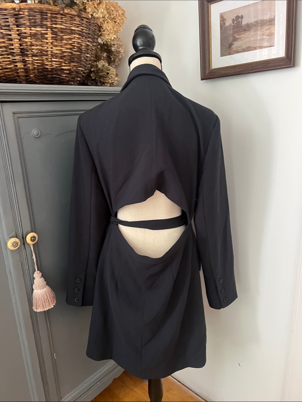 NWT Anthropologie Tie-Waist Blazer Mini Dress - Picture 6 of 6